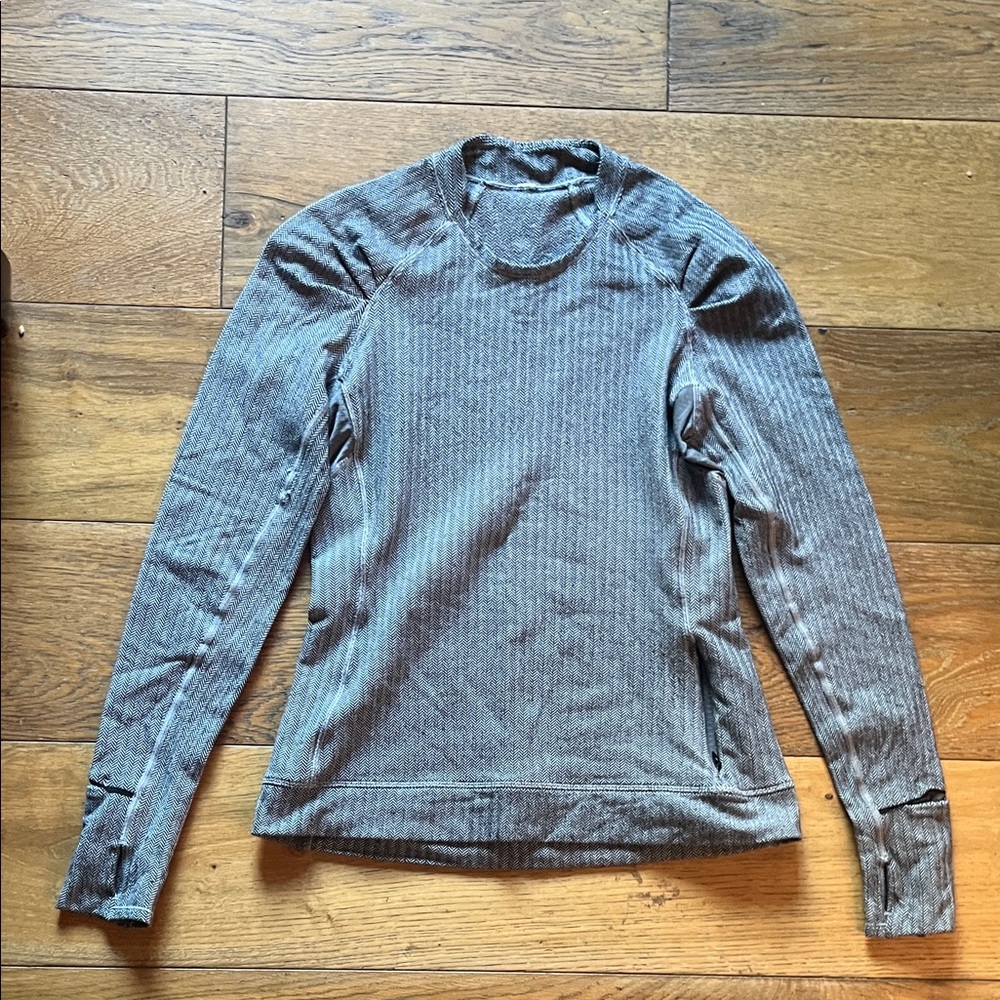 lululemon athletica Women's Gray V-Neck Sweater
